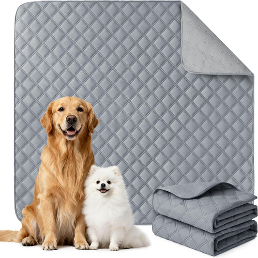 Reusable Washable Pee Pads for Dogs Large/Extra Large 36'' X 41'' 2 Pack, Absorbent Pet Puppy Dog Training Pads Non-Slip, Waterproof Whelping Potty Pads for Dogs Leak-Proof